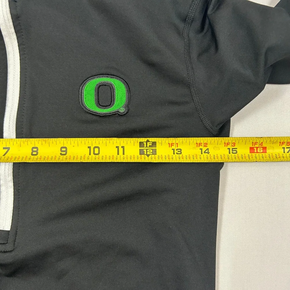 Nike Oregon Ducks Pullover‎ Womens Medium Black Dri-FIT 1/4 Zip Sweatshirt